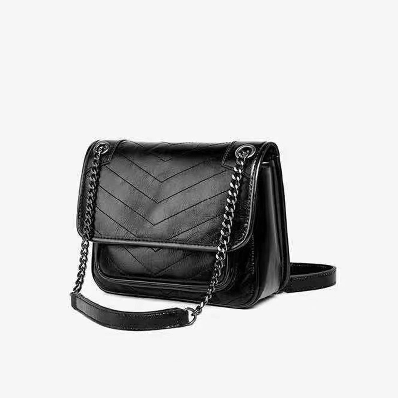 New Designer Handbags for Women Fashion PU Leather Crossbody Bag Ladies Chain Purses