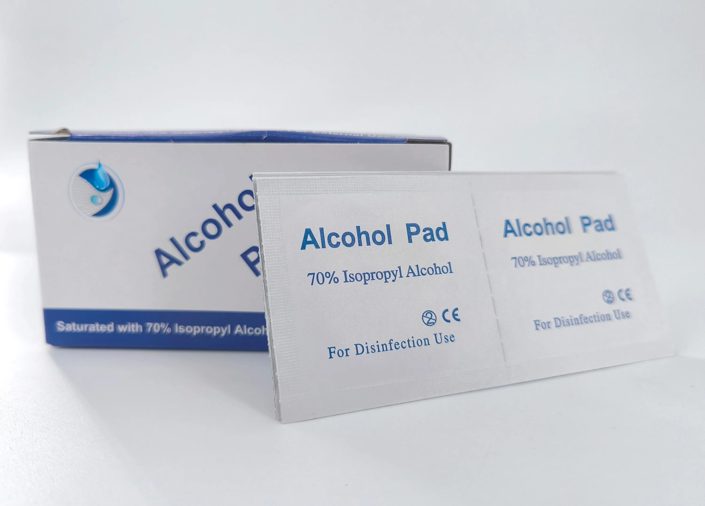 Disposable Alcohol Pads Sterilized Cotton Sterilization Disinfection Alcohol Pads