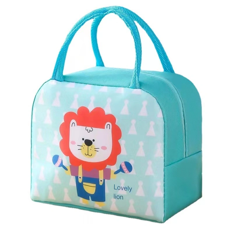 Aohea Insulated Reusable Lunch Bag Kids School Cooler Lunch Bag Lunch Box Food Container Food Warmer Plastic Container Stainless Steel Lunch Box Kawaii Tablewar