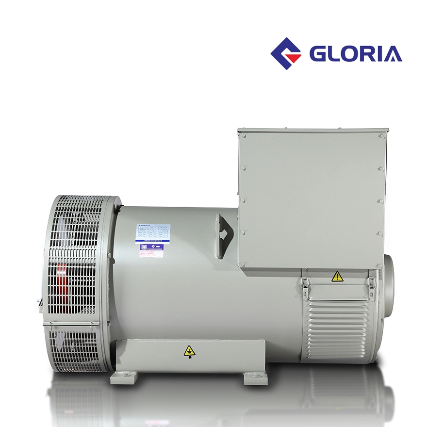 Gloria Gr355c 525kVA 420kw 1800rpm 60Hz 415V Doble trifásica Aislamiento de rodamientos IP22 Generador eléctrico sin escobillas de alta tensión de velocidad media Alternador