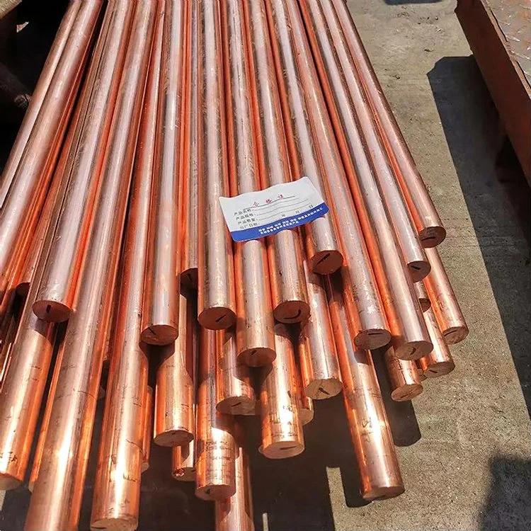 China Good Quality H70 H80 H90 C1100 8mm Copper Round Bar C2600 C2680 C2700 C2800 Brass Copper Brazing Rods