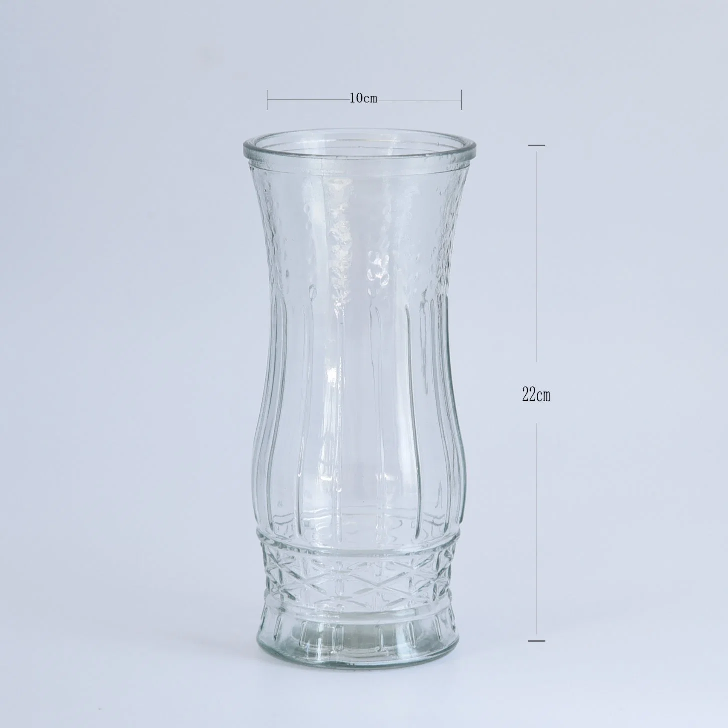 Glass Vase, Flower Vase for Home Decor and Outdoor