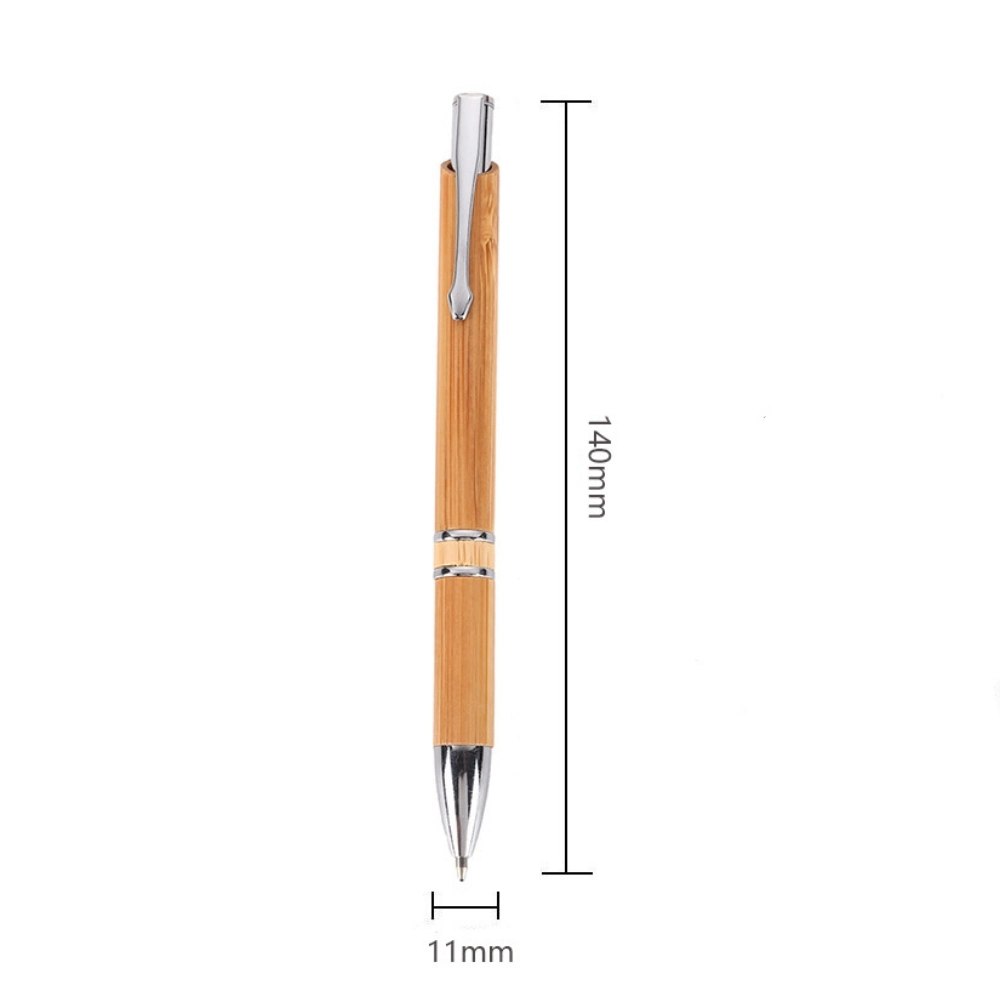 Promotional Cheap Printing Promo Eco Friendly Wood Ball Point Pens Custom Logo Signature Ballpoint Stylus Plain Bamboo Pen