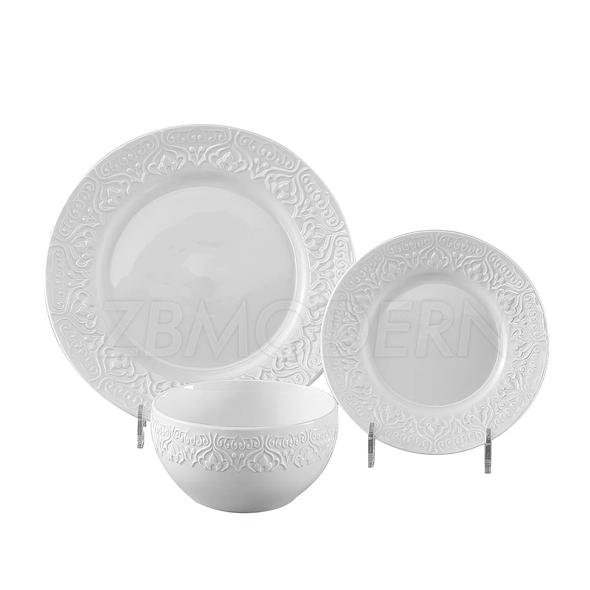 Wholesale/Supplier Porcelain Dinner Plate Set Party Ceramic Tableware Set & Table Decorations White Ceramic Dinnerware Sets