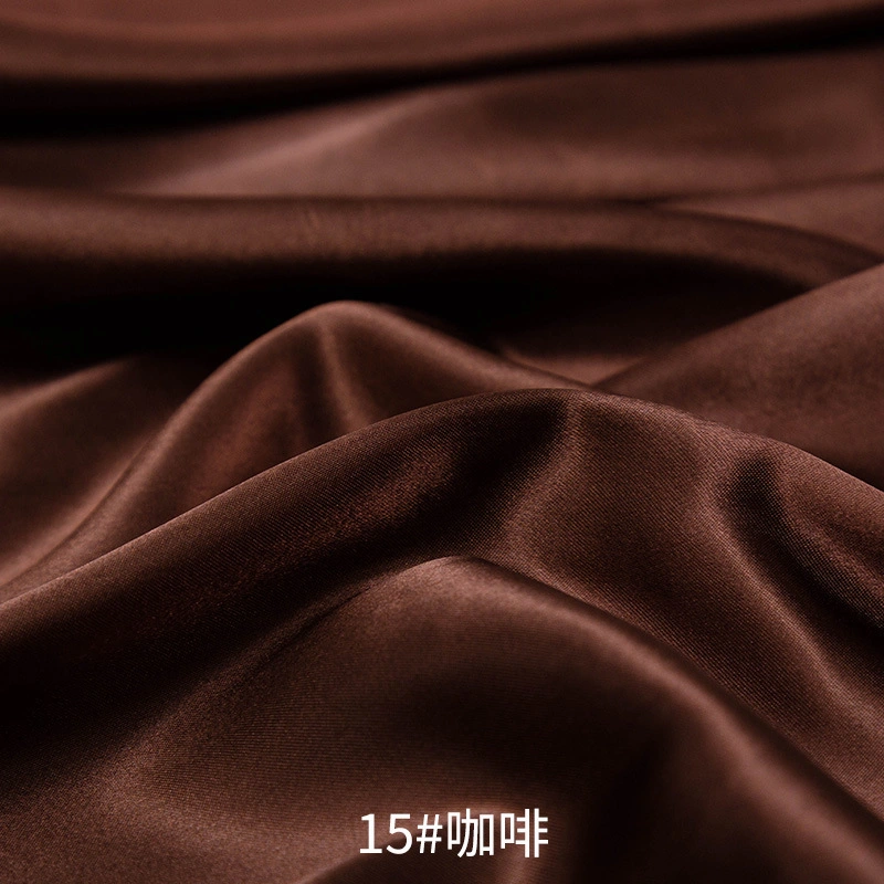 سوق الأسهم للبيع الساخن البوليستر Satin Fabric 75GSM لاللباس SAS0035-15