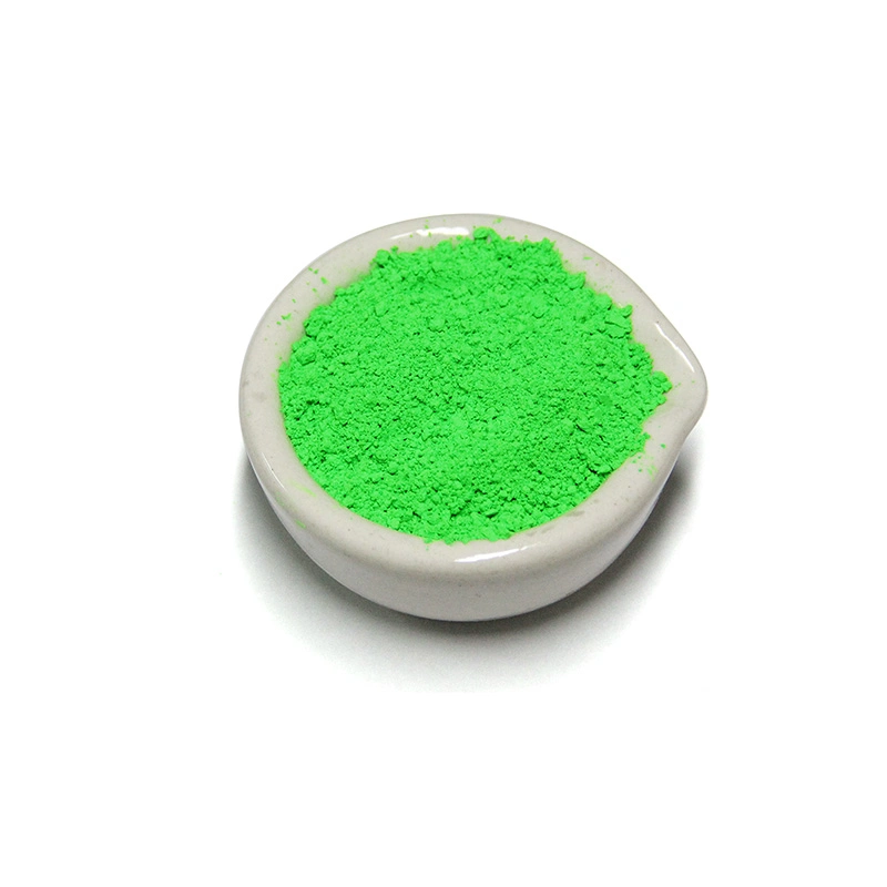 Green Glowing Fluorescent Pigment Used in Paint, Printing Ink, Cosmetics, Plastic