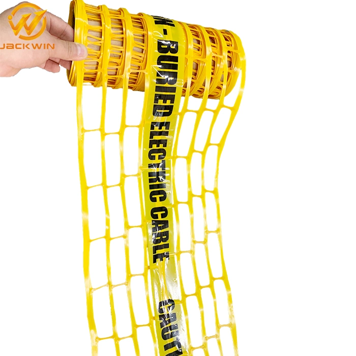 Underground Warning Mesh Detectable Warning Tape Plastic Warning Fence