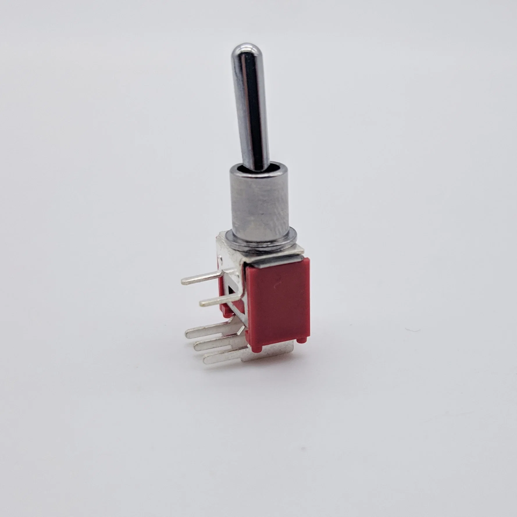 Factory Supply 2 Way on on Horizontal Actuatation Right Angel PC Terminal Sub-Miniature Toggle Switch