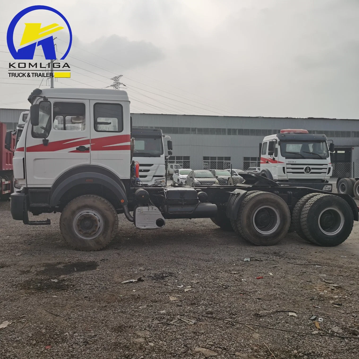 Camión de cabeza de tractor Beiben usado 10tires 6X4 con Mercedes Benz Tecnología para África