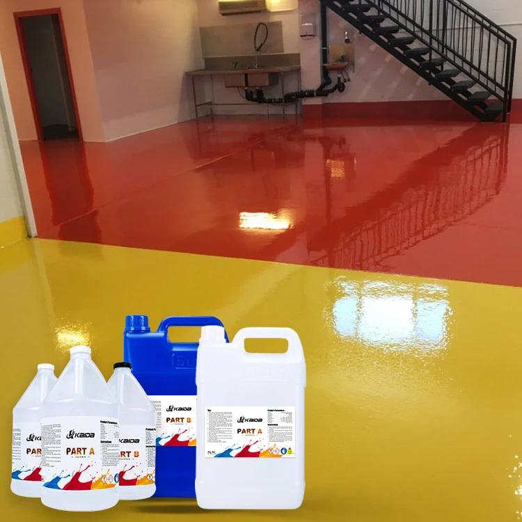 High Quality Transparent Clear Waterproof Liquid Epoxy Resin Ab Glue 3D Floor Graphics a+B Two Part Epoxy Resin Coating Paint