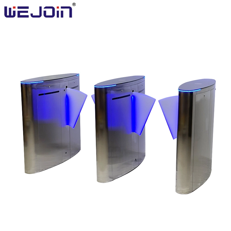 High Security Waist Height Pedestrian Swing Turnstile Barrier Gate