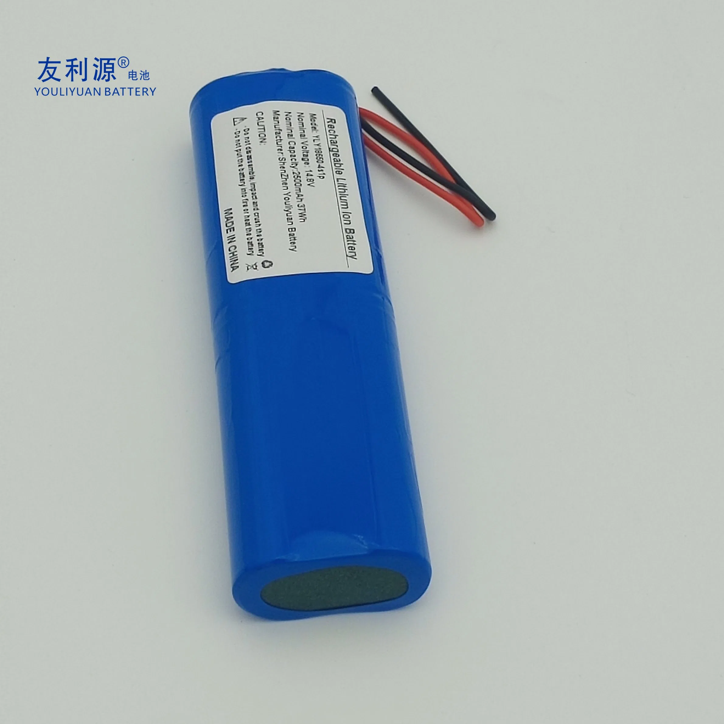 OEM ODM Factory 4s1p 14.8V 2500mAh 18650 Lithium Battery Pack for Solar Lamp Cordless Drills