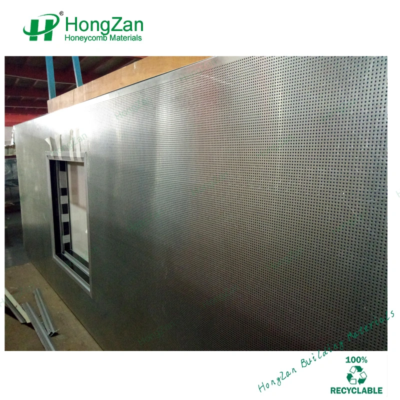 Insulated Ceiling Aluminum Perforated Composite Plate Decoration Material