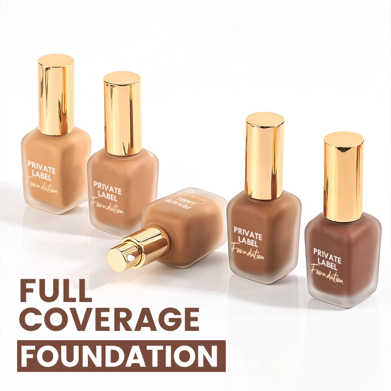 Liquid Foundation OEM Kundenspezifisches Logo Kosmetische Herstellung Make-up Foundation