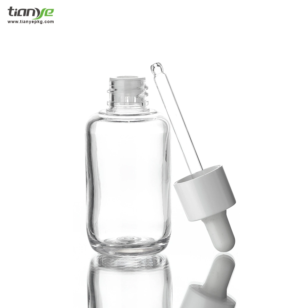 50 Ml Beautiful Transparent Heavy Wall Cosmetic Bottle for Essence