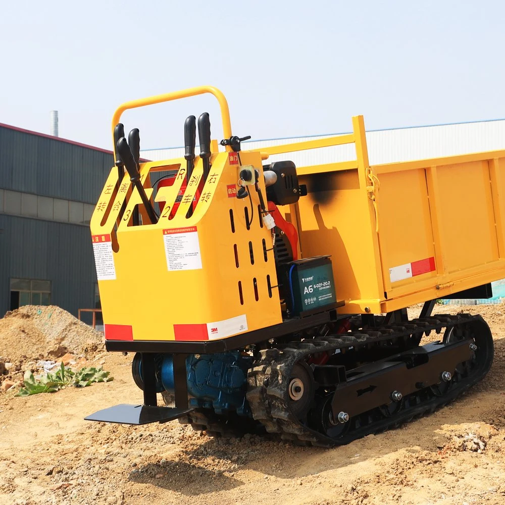 Mine Mini Dumper Easy Operation Electric Four Wheels Hydraulic Mini Dumper Trucks 1 Ton for Sale