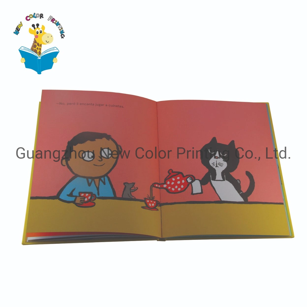 high Quality Casebound Binding Book with Sewing Children Hardcover Book