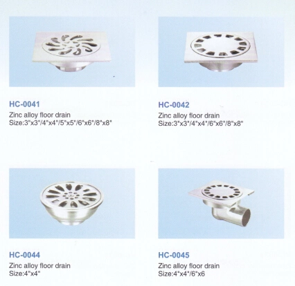 High Quality Zinc Alloy Floor Drain Hc-0041