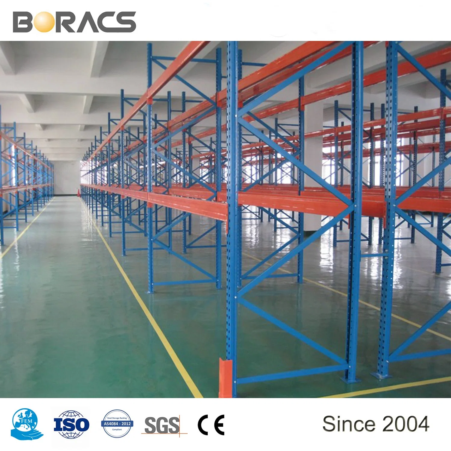 Heavy Duty Pallet Warehouse Racking Storage Certificated Storage Rack with Competitive Price From Direct Factory