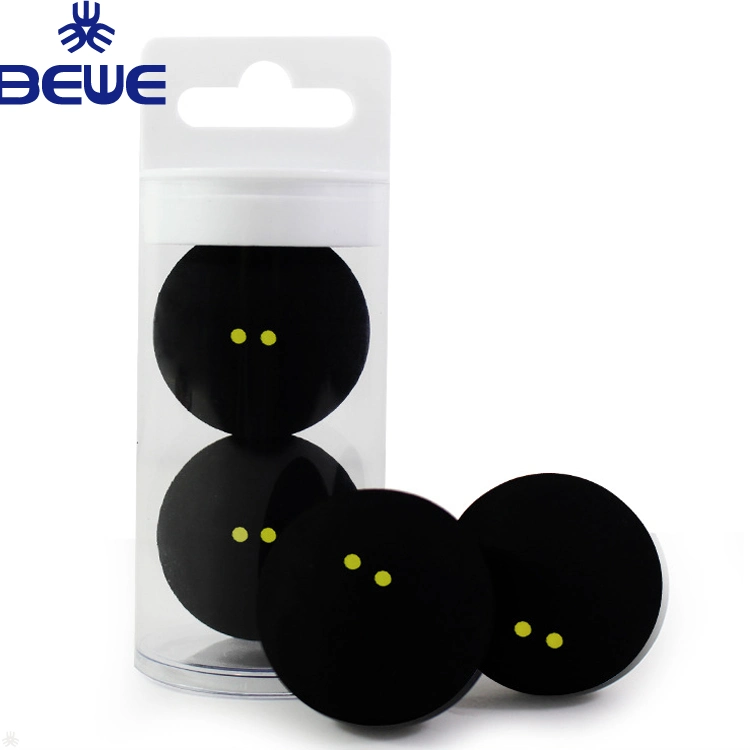 Rubber 2 Yellow DOT Tournament Slow Speed Squash Ball