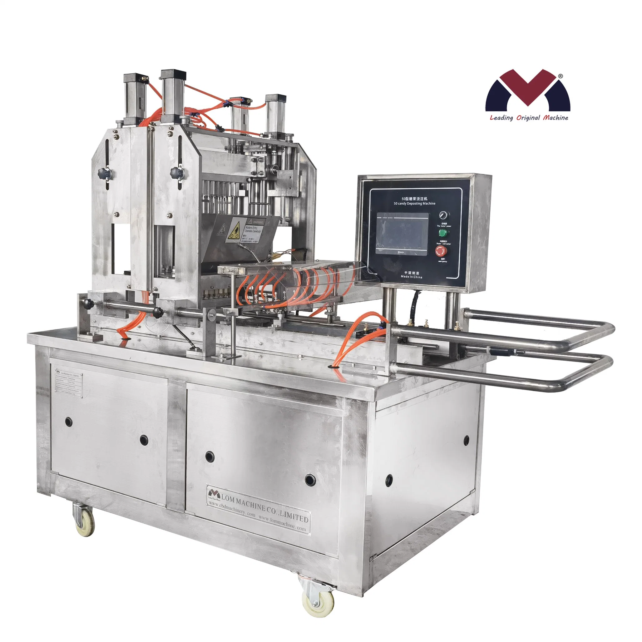 China Manufacturing Automatic Candy Pouring Line Two-Color Fudge Processing Machinery Small Candy Forming Machine Manufacturers Sales Process