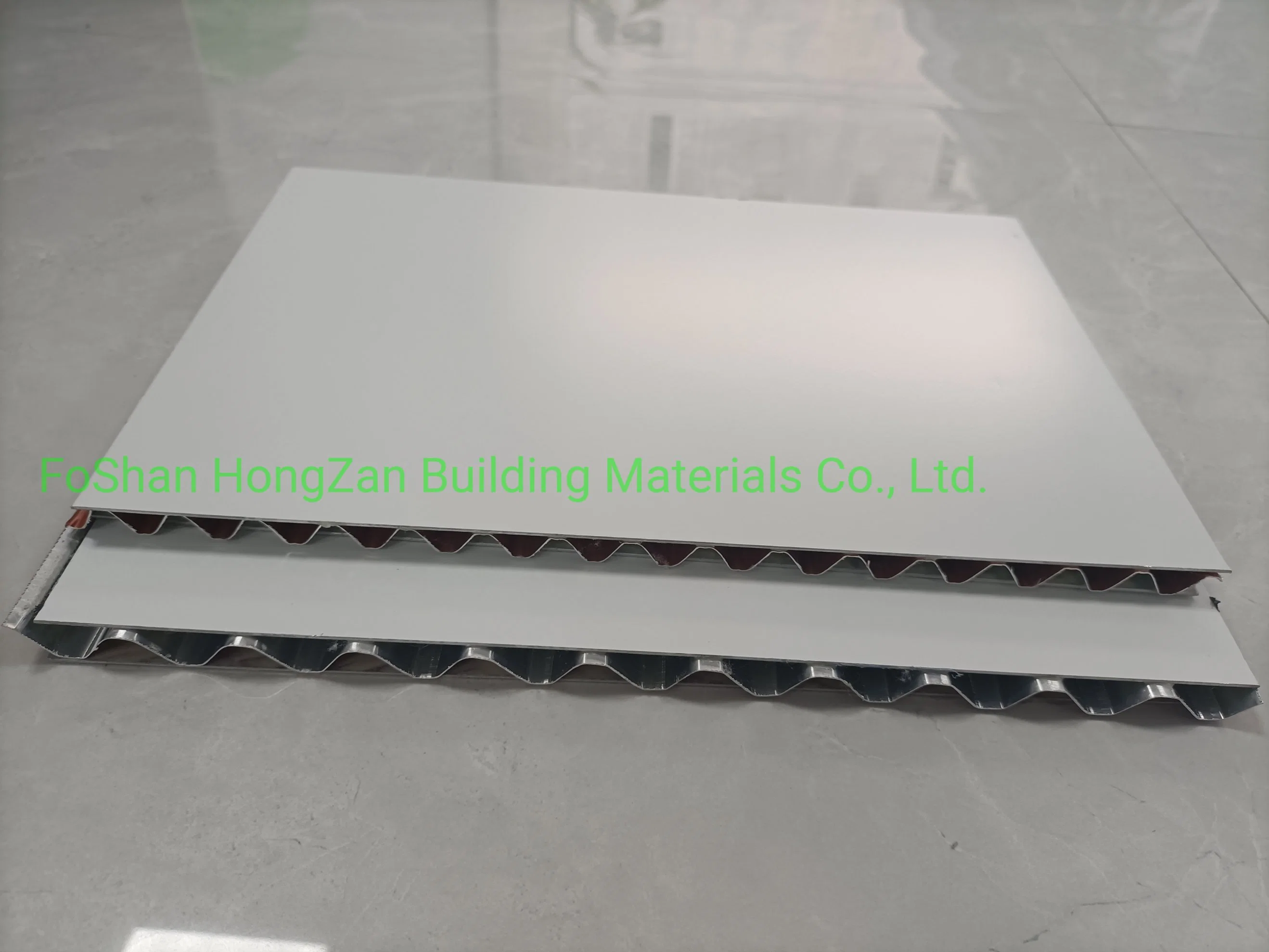 PE Fireproof Aluminum Core Corrugated Aluminum Composite Panel for Wall Cladding