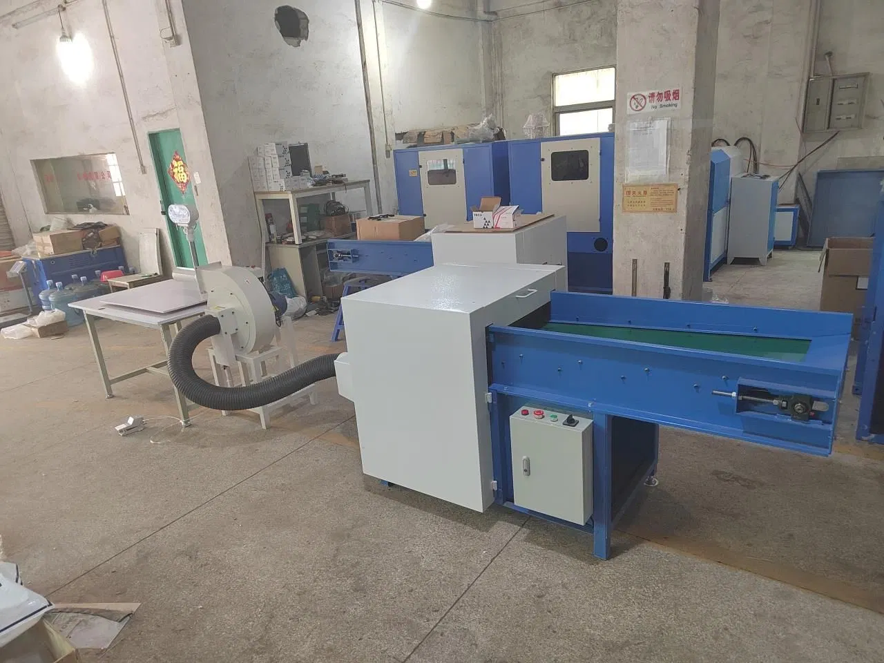 "Automatic Polyester Fiber Hcs Fibre Opening Carding and Cushion Pillow Filling Stuffing Machine for Home Textiles with CE