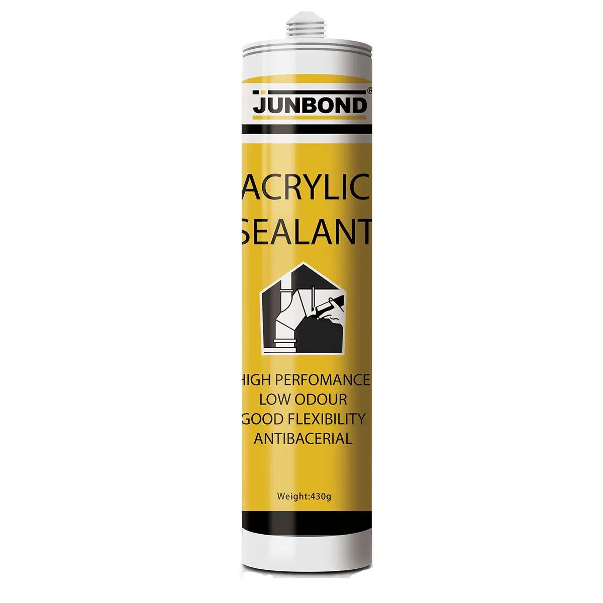 Junbond acrílico a base de agua Sealantacrylic UNIVERSAL Adhesivo para la separación de la puerta Filleracrylic sellador sellador acrílico Sealantwaterproof Universal