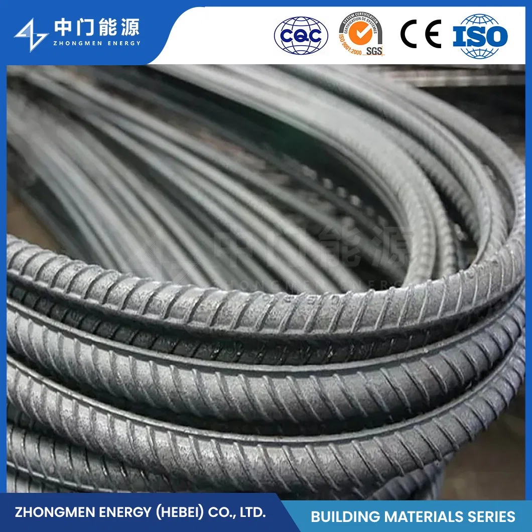 Zhongmen Energy OEM Customized 24mm Threaded Steel Rod China Steel Threaded Rod Steel Manufacturing A106-B A178-C A210-a-1 Screw Thread Zinc Plated Steel