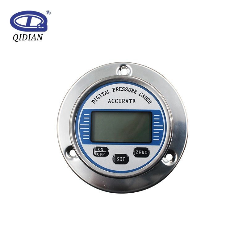 SS304 Ss306 Stainess Steel LCD Digital Pressure Gauge Air Water Pressure Gauge