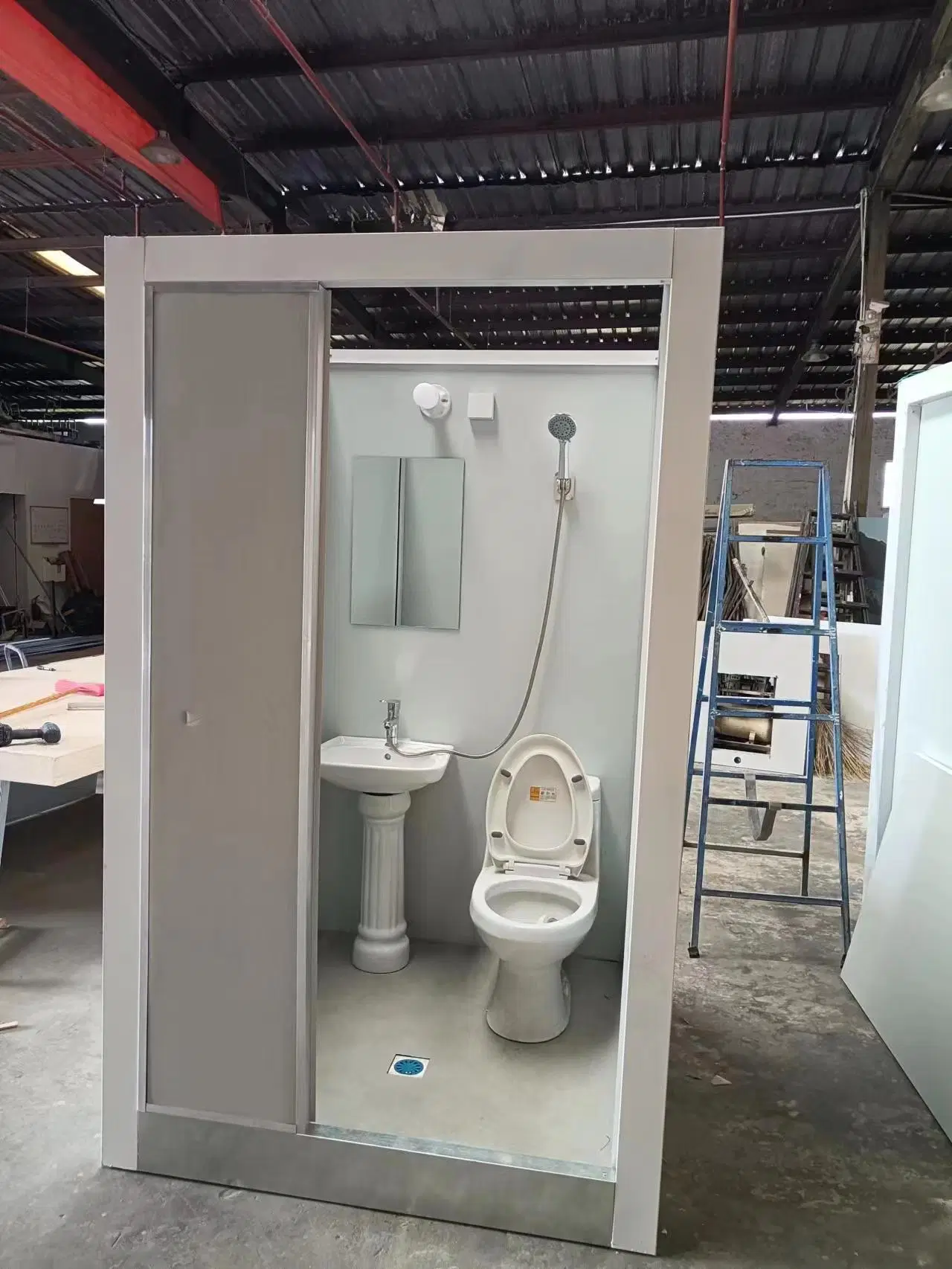 Temporary Portable Public Ablution Block Container Toilet on Building Sites