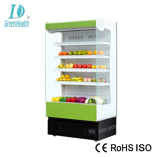 Green&Health 1.2m 1m Commercial Open Food Warmer with Air Curtain