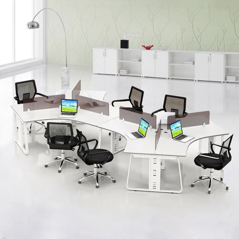 (SZ-WSA011) Green Office Staff Desk 4 People Office Workstation