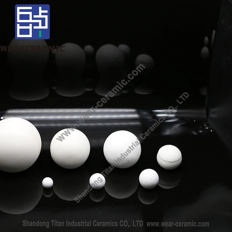 99% عالية Alumina السيراميك الكرة Al2O3 Catalyst Support Ceramic Ball Alumina Filler Ball Alumina Ceramic Ball as Catalyst Bed Support