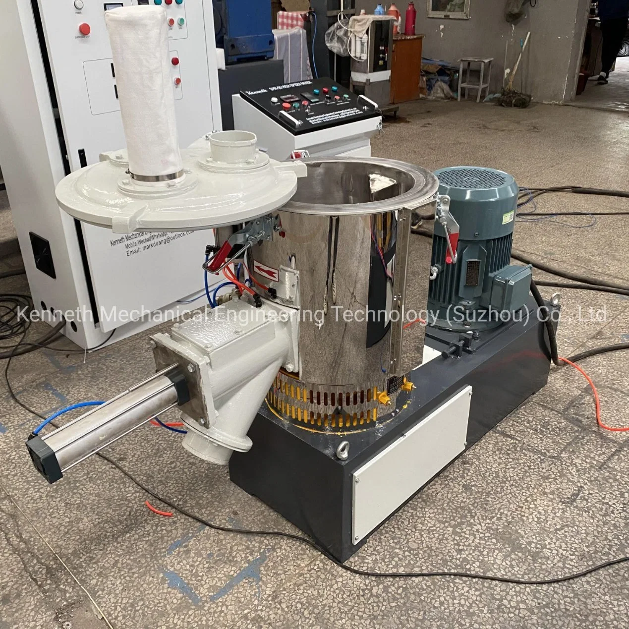 High Speed Turbo Mixer for Polymer Compounding