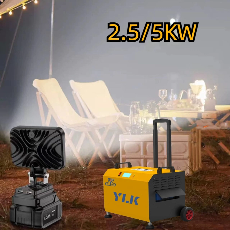 Hot Sale 100% 5kw Portable Power Industrial Replace Gasoline Generator Solar Charging Generator