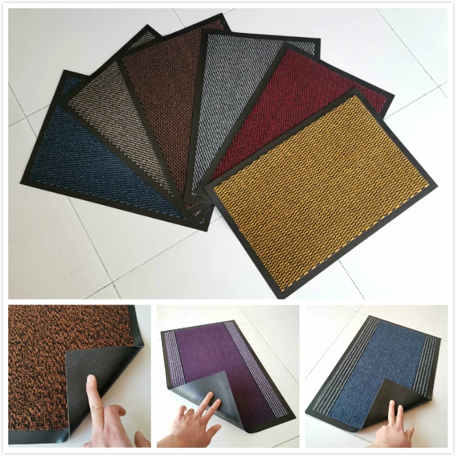 Elegent Eco Friendly Rubber Backing Doormat, Entrance Mat, Barrier Mat