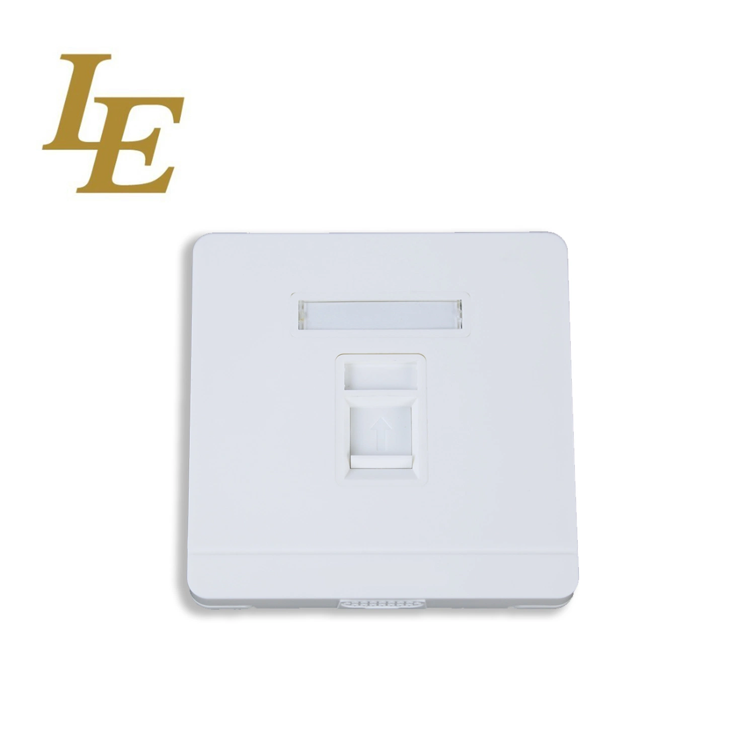 Le F02X 1 2 Port 86 RJ45 Ethernet Wall Faceplate