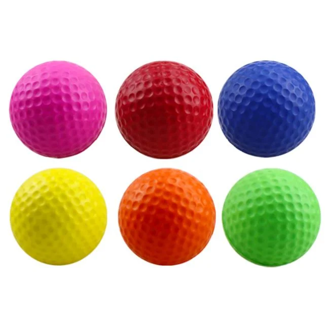 O logotipo personalizado espuma de PU colorido formação prática bolas de golfe