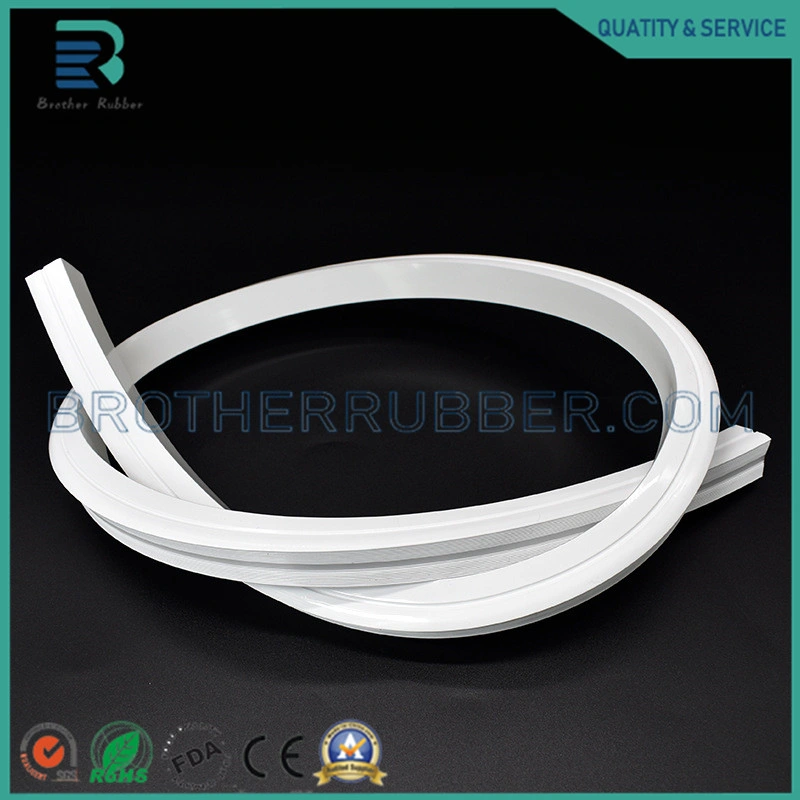 High quality/High cost performance  Transparent Rectangular Silicone Tube for LED Strip