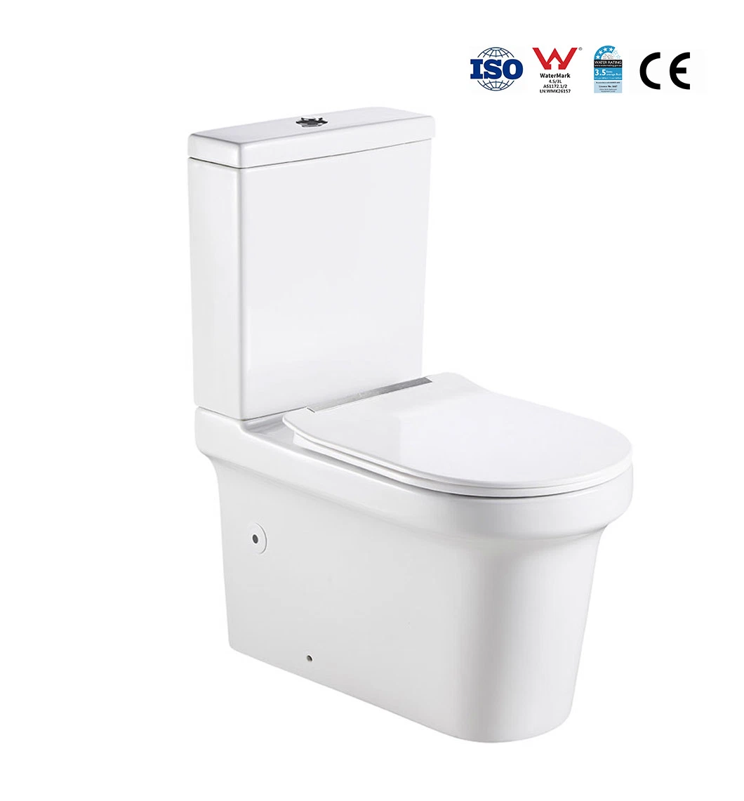 Venta caliente en Europa Floor-Standing Designer el ahorro de agua baños P-trampa para cuarto de baño Wc