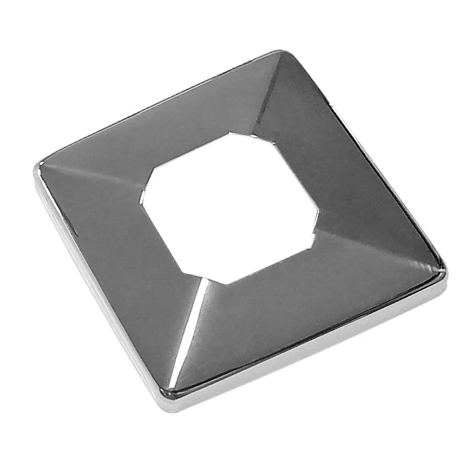 High-Quality Stainless-Steel Mirror Polished Glass Spigot with Cover Flange Glass Clamp