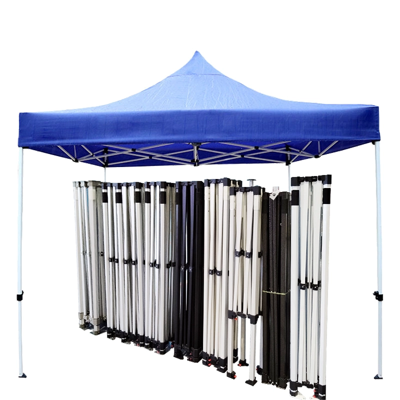 10X10 FT fábrica capota de fábrica Tent Gazebo Tent Frame Outdoor Estrutura de tenda dobrável para exposição de Comércio Portátil