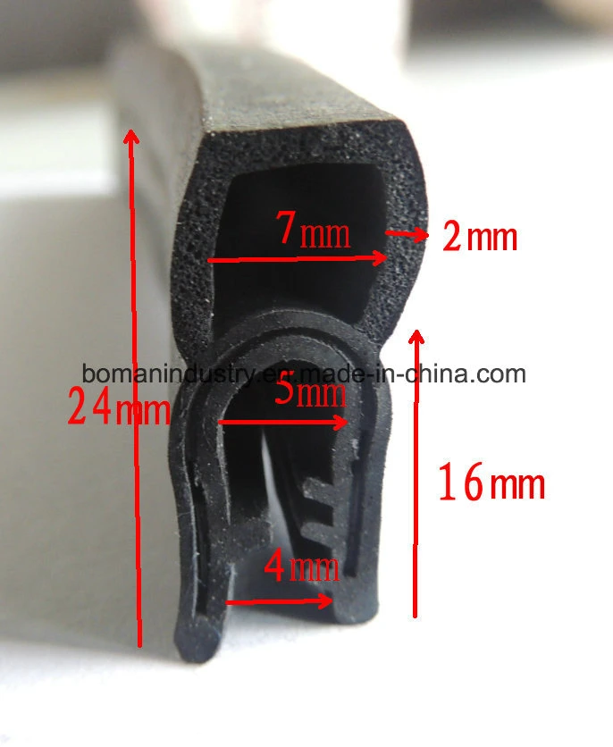 D Type EPDM Rubber Window/Door Seal Strip Rubber Seal