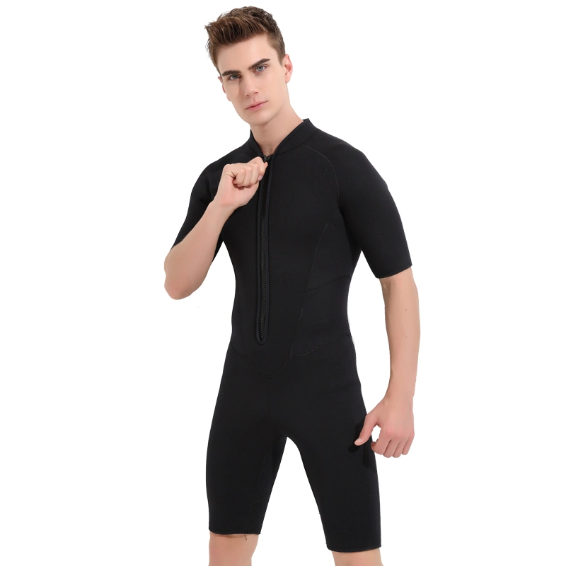 3mm Back Zip Short Spring Wetsuit Swimsuit Neoprene Diving Suit for Men