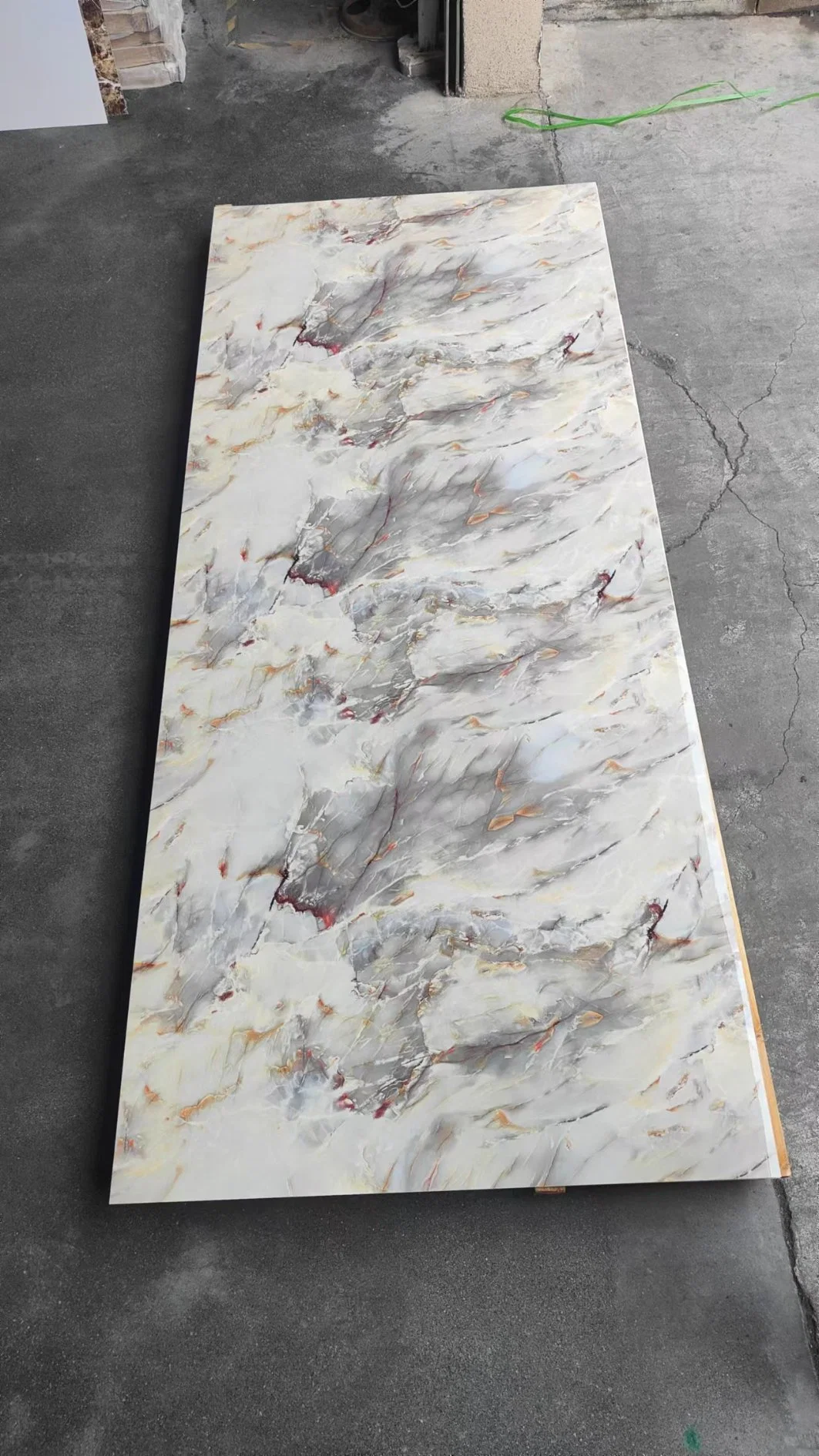 Factory Direct Sale Inventory 1220*2900*3mm PVC UV Marble Sheet