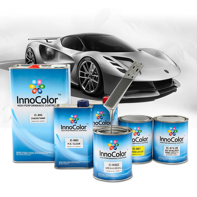 Pintura de alta qualidade Innocolor automático de fácil aplicação a coloração para repintura automóvel do Sistema de Mistura de pintura de automóveis