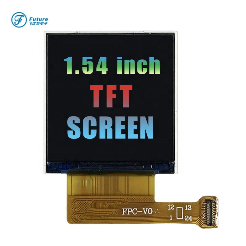 شاشة عرض TFT LCD مقاس 1,54 بوصة مربعة بدقة 240X240 Ste7789V مزودة بتقنية IPS عرض واجهة MCU لـ SPI للزاوية