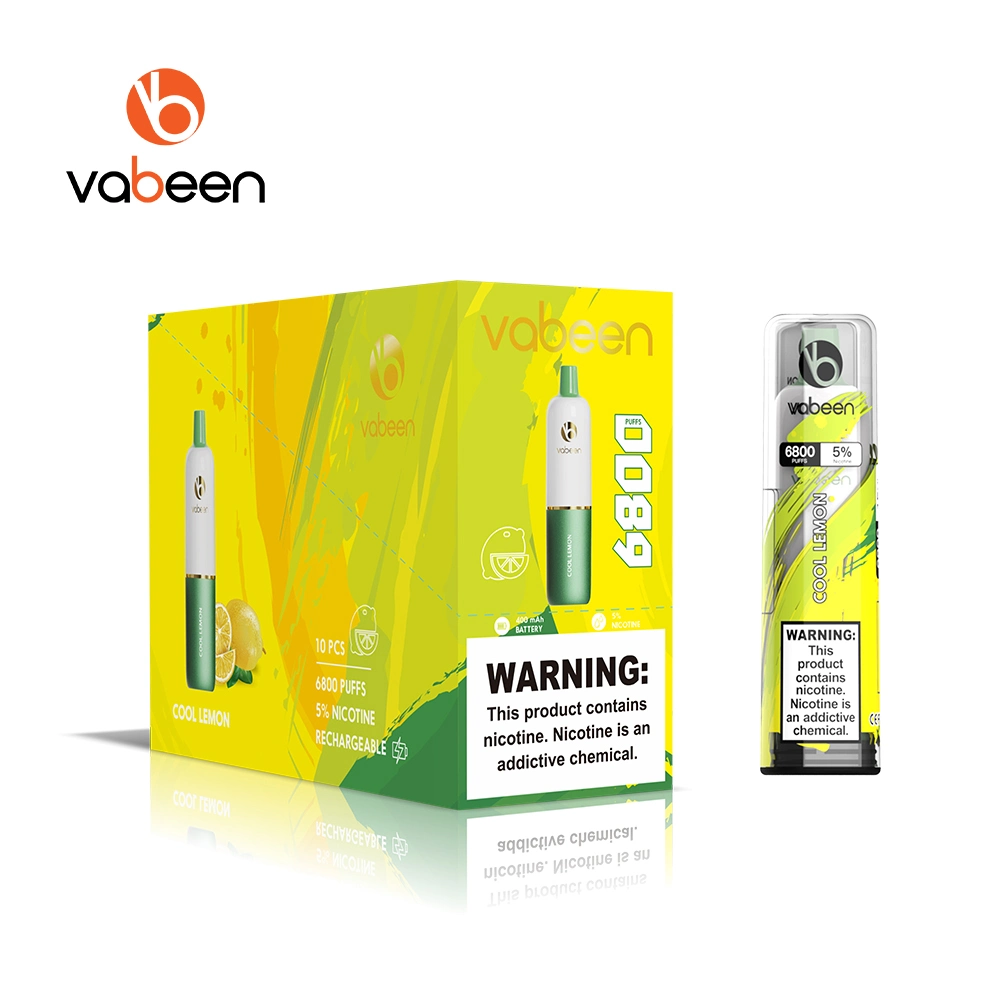 2022 Hot Sale Cheap Vape Pens 15 Flavors Vabeen Vape Pen Disposable/Chargeable Electronic Cigarette Portable Vape 6800puffs Wholesale/Supplier Disposable/Chargeable Vape Pen