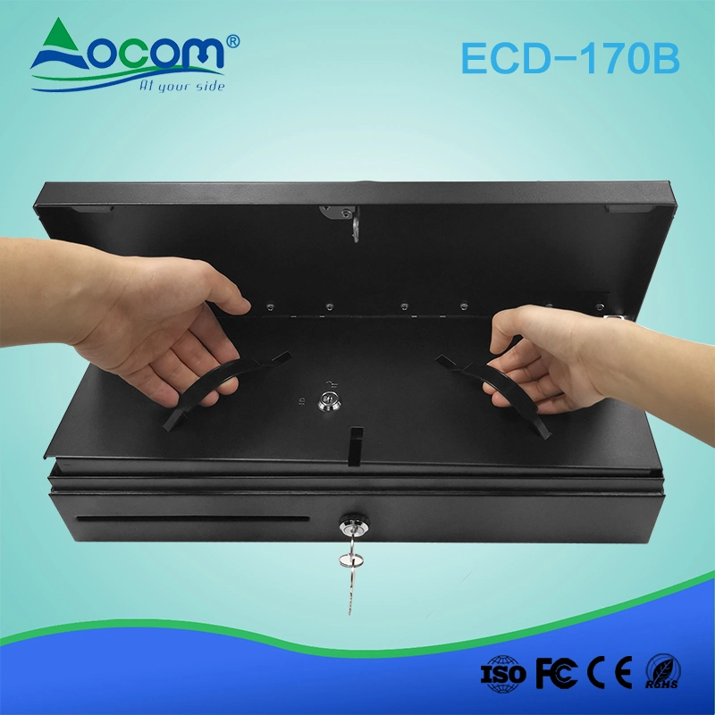 USB Cash Drawer with 2-Position Key and 4 or 5 Bill Holders